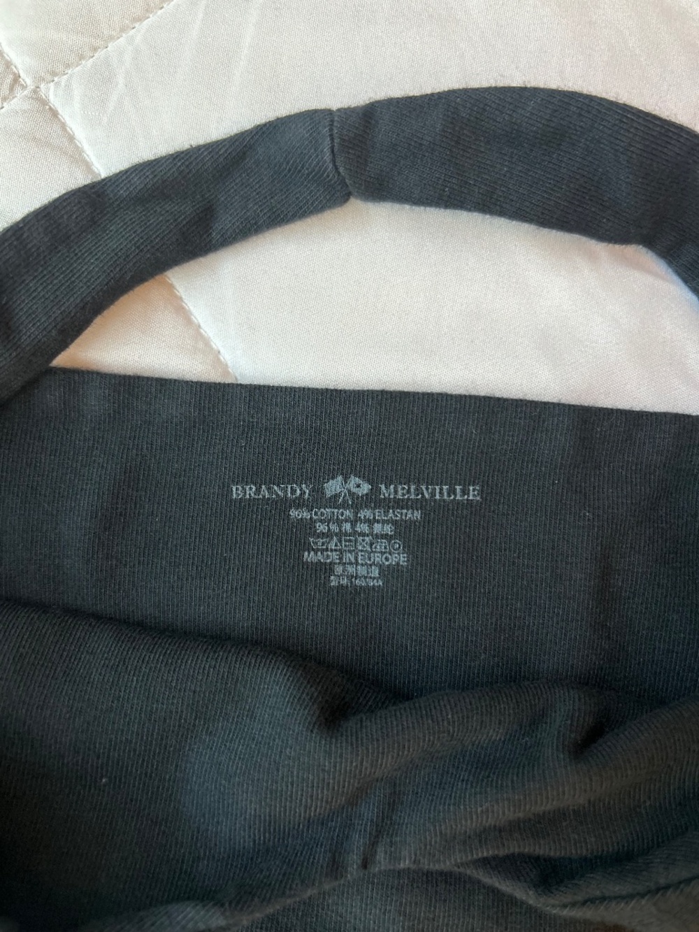 Black Brandy Melville halter top